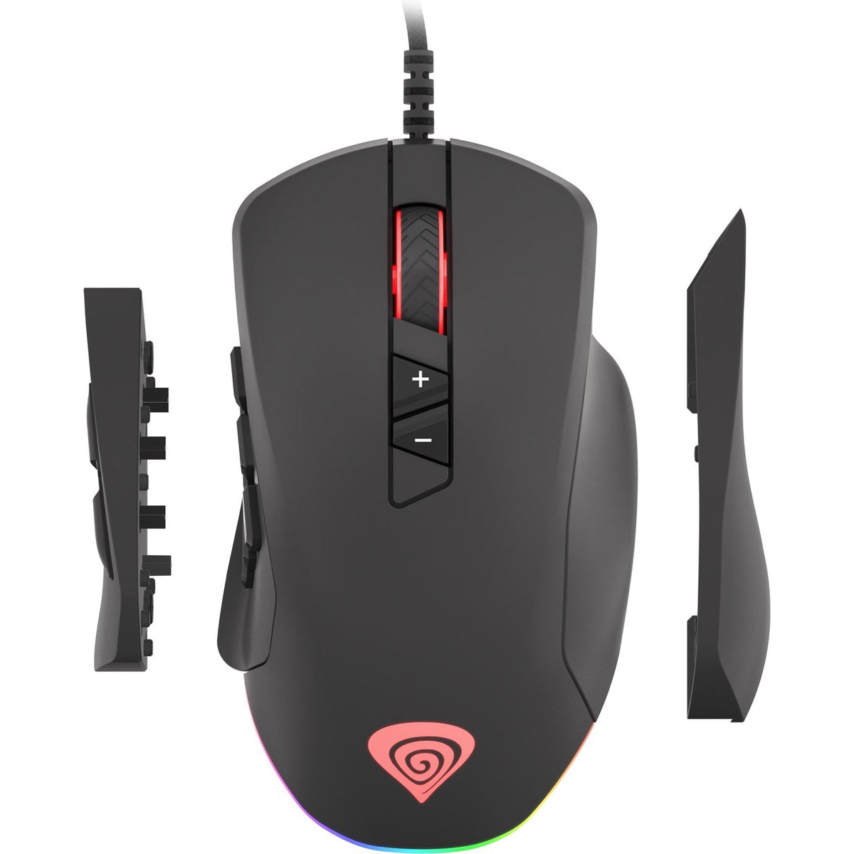 Genesis Xenon 770 RGB – FPS en MMO Gaming Muis – Aanpasbaar – Tot 14 Programmeerbare Knoppen – 10200 DPI Genesis Xenon 770 RGB – FPS en MMO Gaming Muis – Aanpasbaar – Tot 14 Programmeerbare Knoppen – 10200 DPI